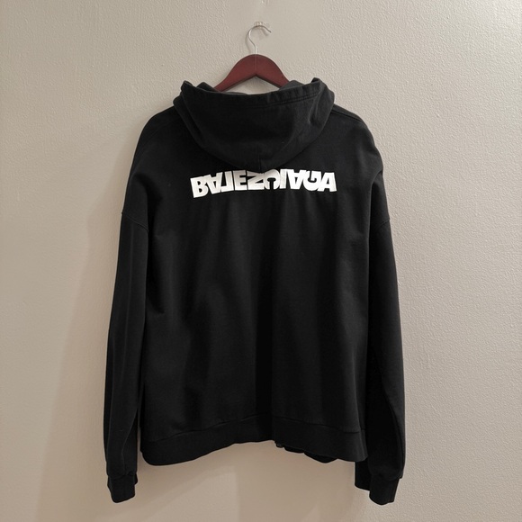 Balenciaga Fleece Crew Neck Sweatshirt Hoodie - Picture 7 of 7